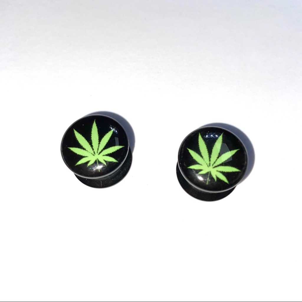 Weed Ear Gauge Plugs 12mm